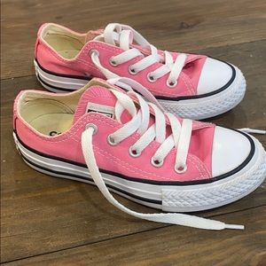 Girls pink Converse